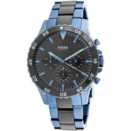 Bracelet de montre Fossil CH3097 Acier inoxydable Bleu 22mm